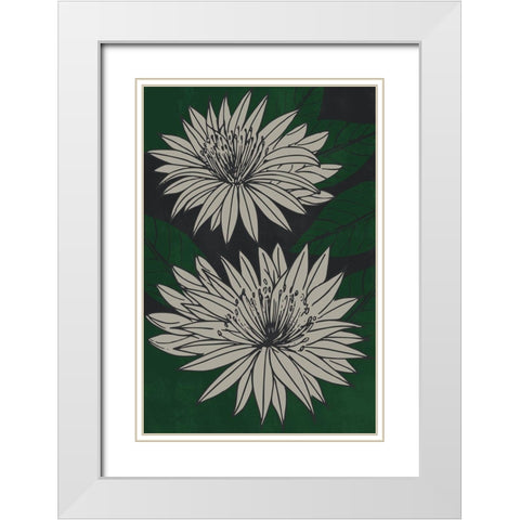 Floral Diversity White Modern Wood Framed Art Print with Double Matting by Prime, Marcus