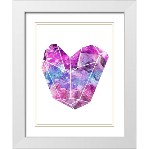 Crystalis Obscuris 2 White Modern Wood Framed Art Print with Double Matting by Prime, Marcus