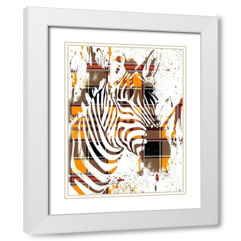 Flannel Safari 1 White Modern Wood Framed Art Print with Double Matting by Prime, Marcus