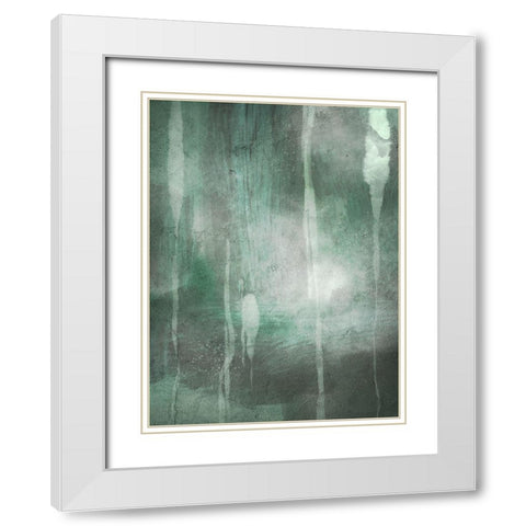 Jade Disturbance 1 White Modern Wood Framed Art Print with Double Matting by Prime, Marcus