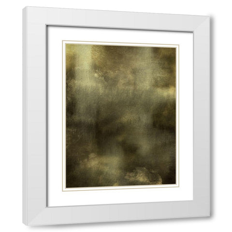 Olive Sense 1 White Modern Wood Framed Art Print with Double Matting by Prime, Marcus