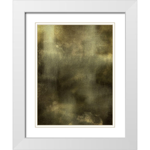 Olive Sense 1 White Modern Wood Framed Art Print with Double Matting by Prime, Marcus