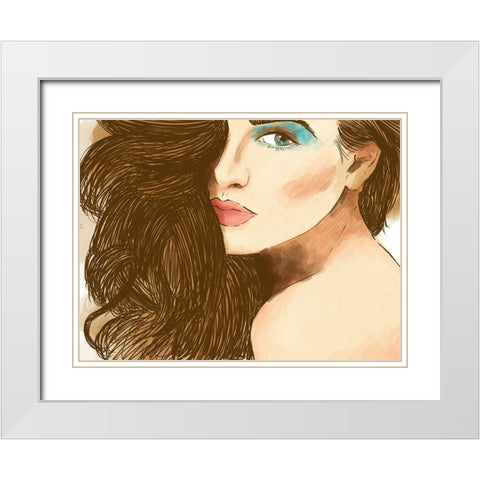 Distant Desires 1 White Modern Wood Framed Art Print with Double Matting by Prime, Marcus
