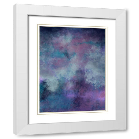 Amethyst Delight 1 White Modern Wood Framed Art Print with Double Matting by Prime, Marcus