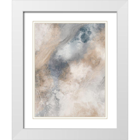 Earthly Tones 3 White Modern Wood Framed Art Print with Double Matting by Prime, Marcus