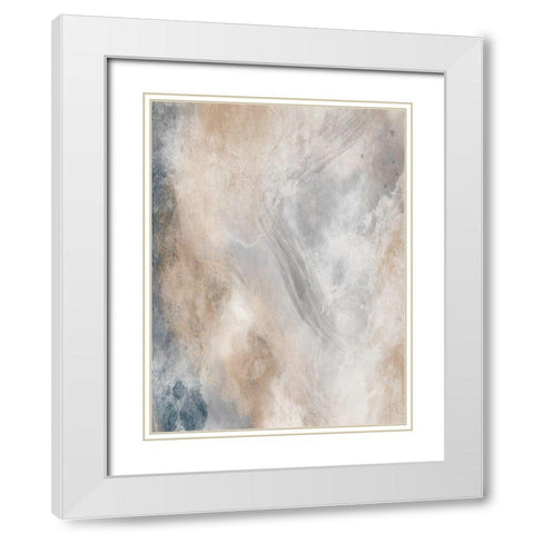 Earthly Tones 4 White Modern Wood Framed Art Print with Double Matting by Prime, Marcus