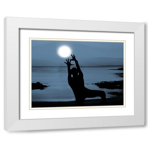 Shoot For The Sun 1 White Modern Wood Framed Art Print with Double Matting by Prime, Marcus