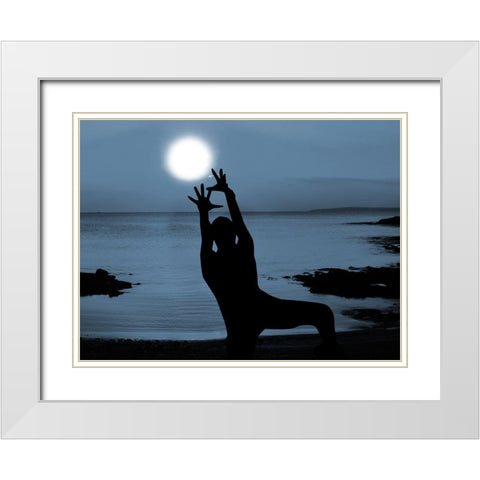 Shoot For The Sun 1 White Modern Wood Framed Art Print with Double Matting by Prime, Marcus