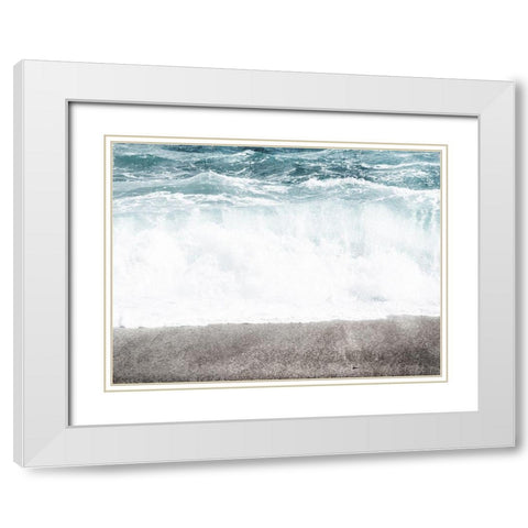Crashing Motions 1 White Modern Wood Framed Art Print with Double Matting by Prime, Marcus