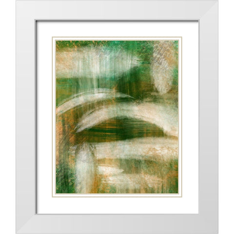 Jade Sunset 3 White Modern Wood Framed Art Print with Double Matting by Prime, Marcus