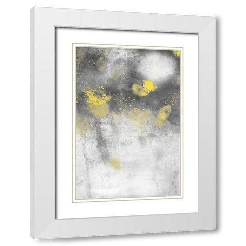 Illuminated Terrain 1 White Modern Wood Framed Art Print with Double Matting by Prime, Marcus