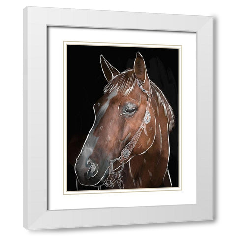 Illustrated Spirit 2 White Modern Wood Framed Art Print with Double Matting by Prime, Marcus