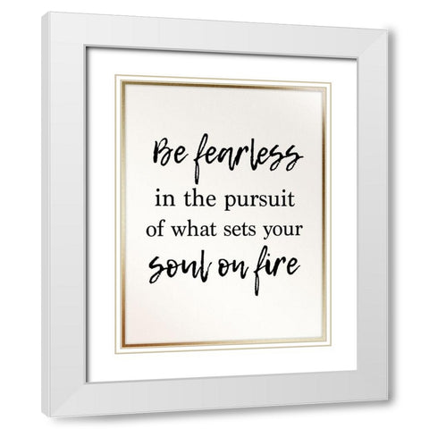 Golden Soul 2 White Modern Wood Framed Art Print with Double Matting by Prime, Marcus