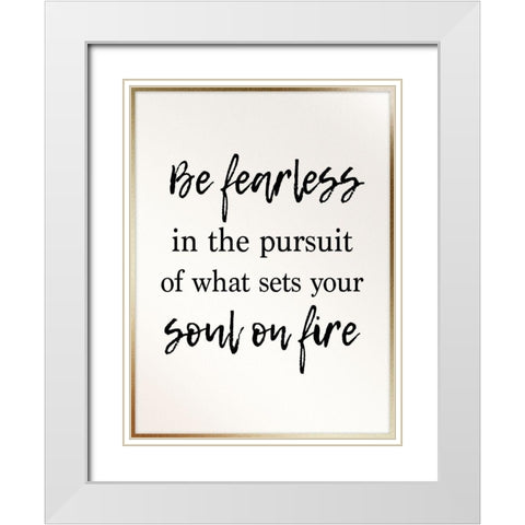 Golden Soul 2 White Modern Wood Framed Art Print with Double Matting by Prime, Marcus
