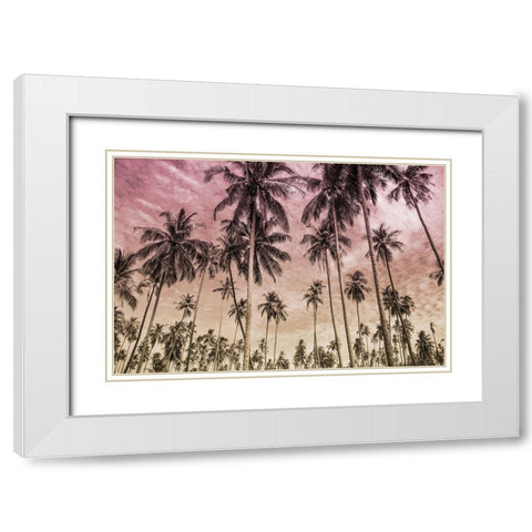 Desired Destinations 1 White Modern Wood Framed Art Print with Double Matting by Prime, Marcus