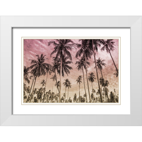 Desired Destinations 1 White Modern Wood Framed Art Print with Double Matting by Prime, Marcus