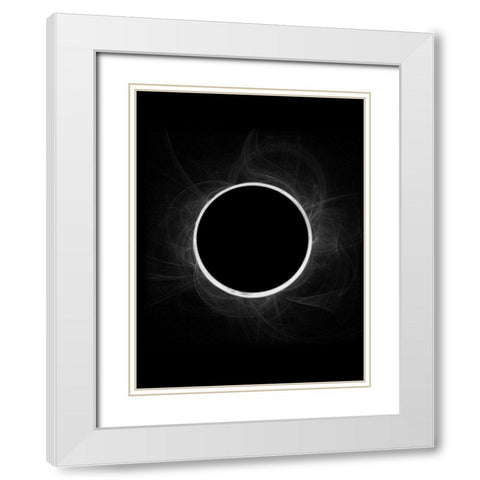 Moons Howl 3 White Modern Wood Framed Art Print with Double Matting by Prime, Marcus
