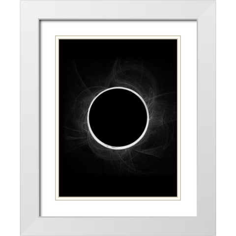Moons Howl 3 White Modern Wood Framed Art Print with Double Matting by Prime, Marcus