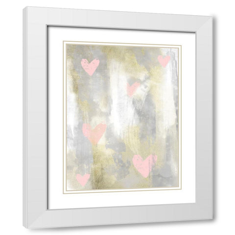 Love Explosion 1 White Modern Wood Framed Art Print with Double Matting by Prime, Marcus