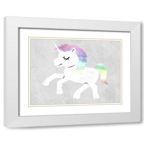Magical Creatures 1 White Modern Wood Framed Art Print with Double Matting by Prime, Marcus