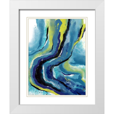Parallel Roads 1 White Modern Wood Framed Art Print with Double Matting by Prime, Marcus