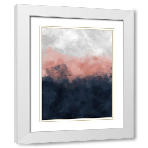 Cloudy Dreams 1 White Modern Wood Framed Art Print with Double Matting by Prime, Marcus