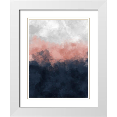 Cloudy Dreams 1 White Modern Wood Framed Art Print with Double Matting by Prime, Marcus