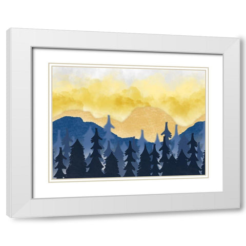 Skyward Journey 1 White Modern Wood Framed Art Print with Double Matting by Prime, Marcus