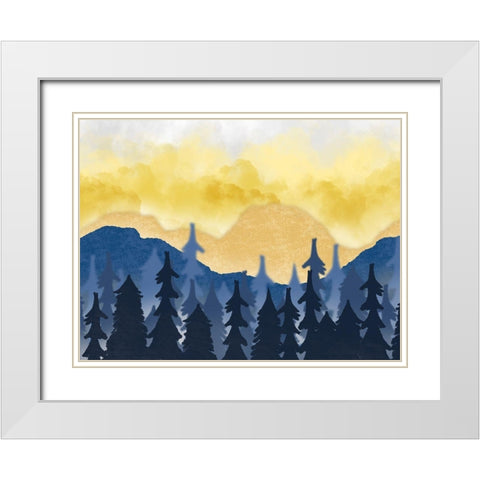 Skyward Journey 1 White Modern Wood Framed Art Print with Double Matting by Prime, Marcus