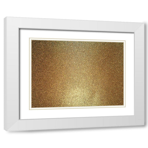 Metallic Grain 1 White Modern Wood Framed Art Print with Double Matting by Prime, Marcus