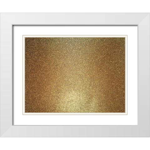 Metallic Grain 1 White Modern Wood Framed Art Print with Double Matting by Prime, Marcus