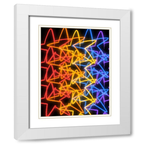 Urban Stars 1 White Modern Wood Framed Art Print with Double Matting by Prime, Marcus