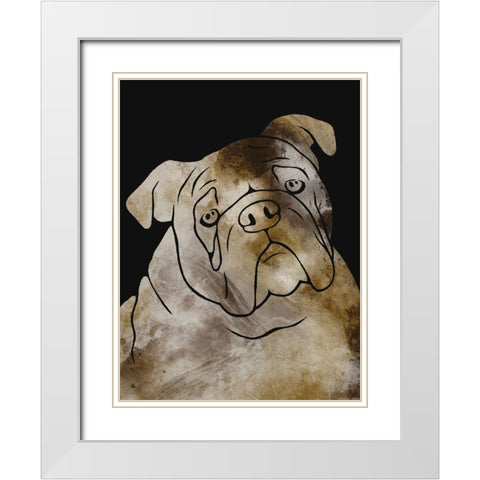Doggy Wonders 2 White Modern Wood Framed Art Print with Double Matting by Prime, Marcus