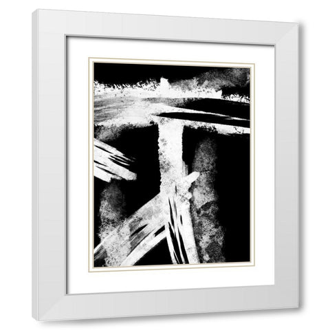 Reversed Seams 1 White Modern Wood Framed Art Print with Double Matting by Prime, Marcus