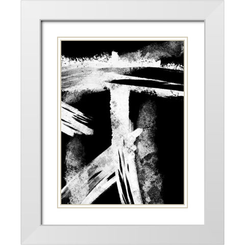 Reversed Seams 1 White Modern Wood Framed Art Print with Double Matting by Prime, Marcus