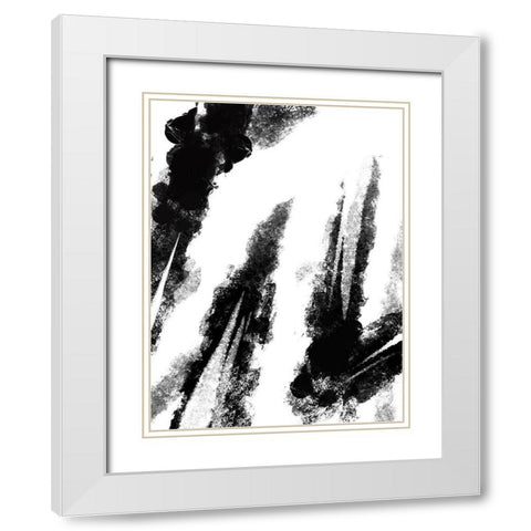 Striking Seams 2 White Modern Wood Framed Art Print with Double Matting by Prime, Marcus