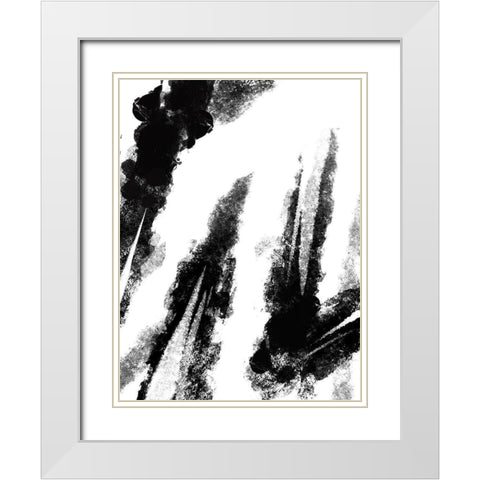 Striking Seams 2 White Modern Wood Framed Art Print with Double Matting by Prime, Marcus