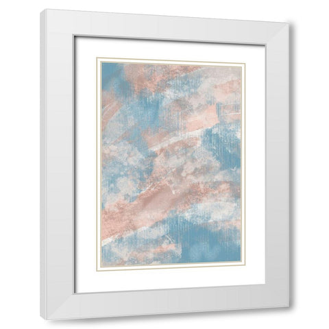 Confused Visions 1 White Modern Wood Framed Art Print with Double Matting by Prime, Marcus