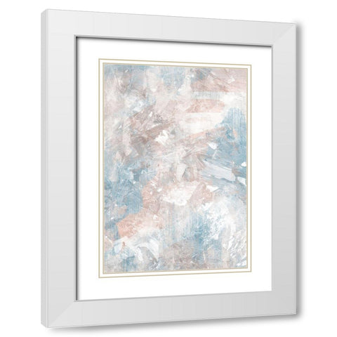 Disturbed Chaos 1 White Modern Wood Framed Art Print with Double Matting by Prime, Marcus