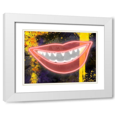 Urban Smile White Modern Wood Framed Art Print with Double Matting by Prime, Marcus