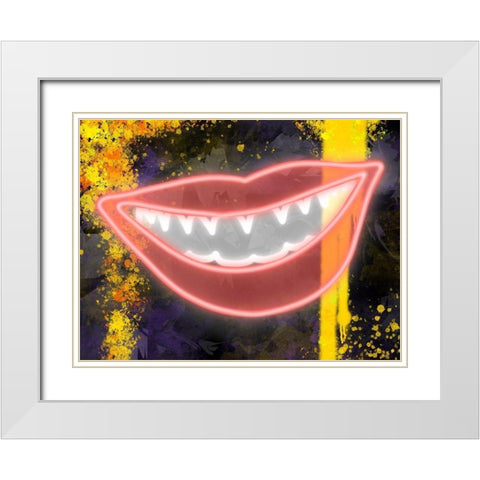 Urban Smile White Modern Wood Framed Art Print with Double Matting by Prime, Marcus