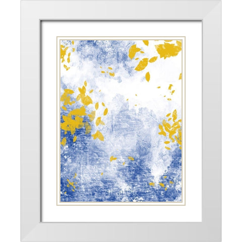 Fall Breeze White Modern Wood Framed Art Print with Double Matting by Prime, Marcus