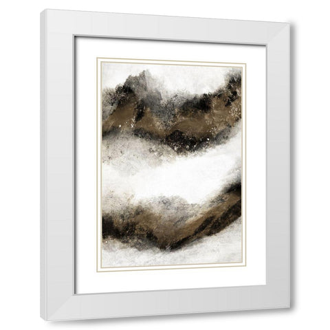 Rocking Waves 2 White Modern Wood Framed Art Print with Double Matting by Prime, Marcus