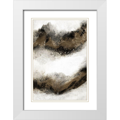 Rocking Waves 2 White Modern Wood Framed Art Print with Double Matting by Prime, Marcus