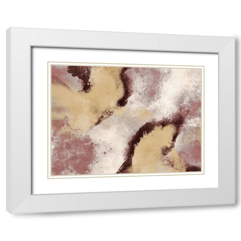 Unrefined Burst 1 White Modern Wood Framed Art Print with Double Matting by Prime, Marcus
