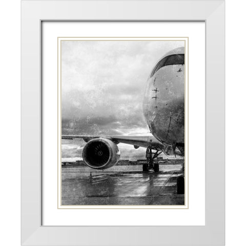 Arial Transportation White Modern Wood Framed Art Print with Double Matting by Prime, Marcus