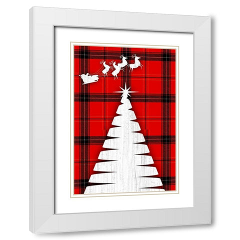 Magical Night 1 White Modern Wood Framed Art Print with Double Matting by Prime, Marcus