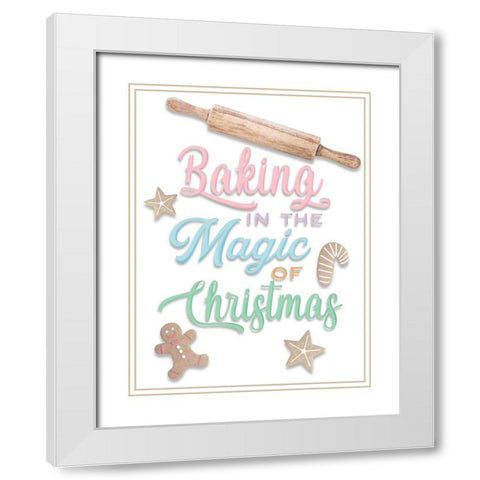 Baking The Magic 2 White Modern Wood Framed Art Print with Double Matting by Prime, Marcus
