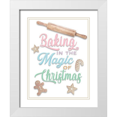 Baking The Magic 2 White Modern Wood Framed Art Print with Double Matting by Prime, Marcus