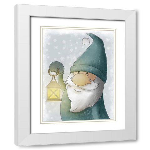 Winters Light White Modern Wood Framed Art Print with Double Matting by Prime, Marcus